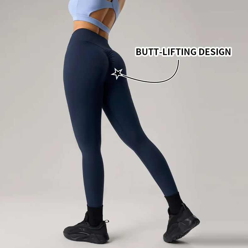 Women’s High Waist Butt Lifting Yoga Leggings – Stretch Fitness & Workout Tights