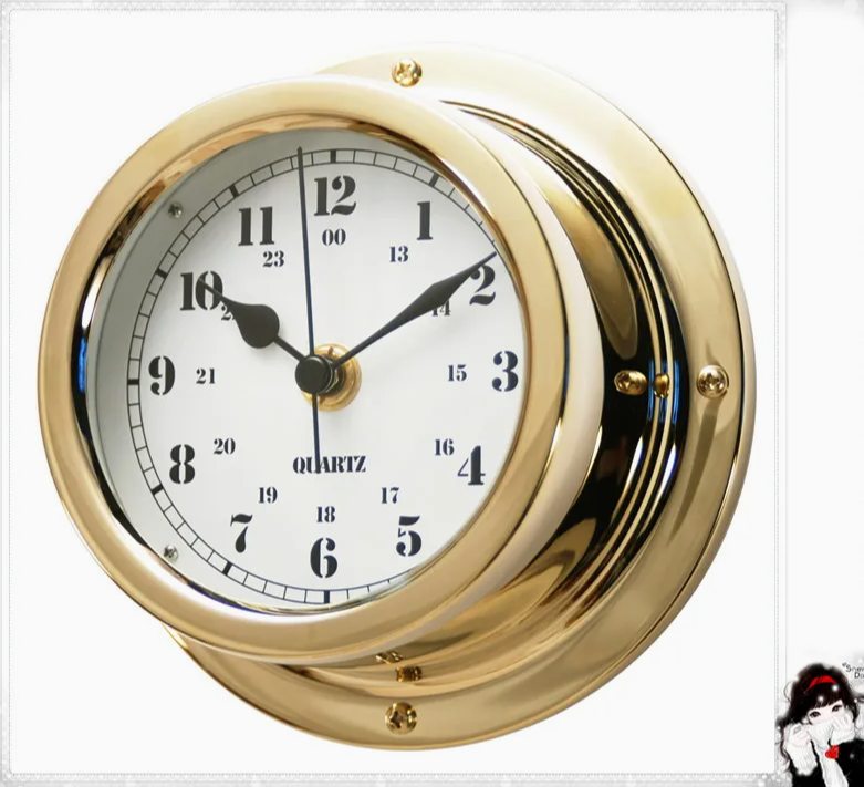 Modern Luxury Gold Decorative Quartz Wall Clock